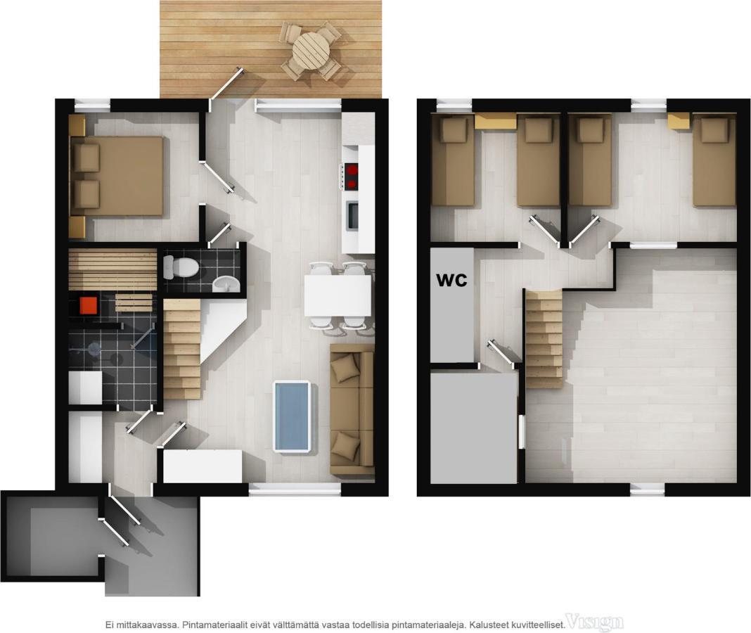 Apartament Levin Keskusta, Kaetkaelaeinen B3 Ja D1 Zewnętrze zdjęcie